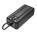 Універсальна мобільна батарея 30000 mAh HOCO J132B Sabio 22.5 W повербанк з дисплеєм чорний