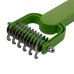 Щітка-пуходерка для вичісування шерсті для котів і собак Pet Comb AND 1-60 зелений