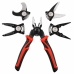 Плоскогубці комбіновані 5в1 SJP-8029 200 мм червоний з чорним