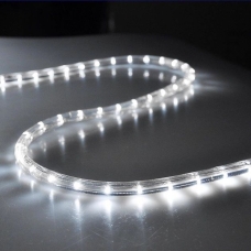 / Світлодіодна гірлянда-шланг дюралайт білий дріт 100 LED Rainberg 10 м білий
