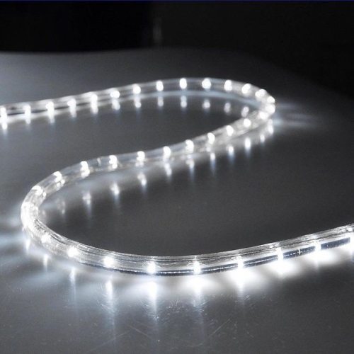 / Світлодіодна гірлянда-шланг дюралайт білий дріт 100 LED Rainberg 10 м білий