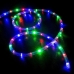 / Світлодіодна гірлянда-шланг дюралайт білий дріт 100 LED Euro Led 10 м 8 режимів неонова мульти / Світлодіодна гірлянда-шланг дюралайт білий дріт 100 LED Euro Led 10 м 8 режимів неонова мульти