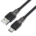 Кабель USB/Type-C 1.2 м ACEFAST С10-04 3 А чорний Кабель USB/Type-C 1.2 м ACEFAST С10-04 3 А чорний