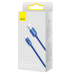 Кабель USB/Type-C 2 м Baseus Crystal Shine 100 Вт синій