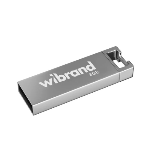 Флеш пам'ять USB 8 GB Wibrand Chameleon USB 2.0 сріблястий