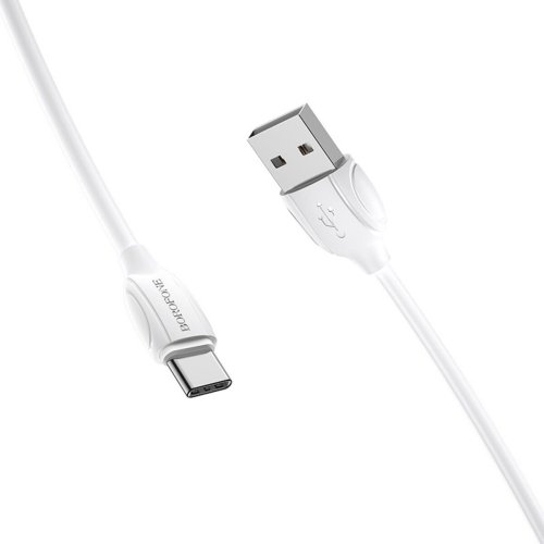 Кабель USB/Type-C 1 м BOROFONE BX19 3 A білий