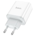 Зарядний блок живлення Type-C+USB HOCO C105A Stage 20 W 12 V 1.67 A білий Зарядний блок живлення Type-C+USB HOCO C105A Stage 20 W 12 V 1.67 A білий