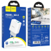 Зарядний блок живлення Type-C+USB HOCO C105A Stage 20 W 12 V 1.67 A білий Зарядний блок живлення Type-C+USB HOCO C105A Stage 20 W 12 V 1.67 A білий