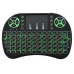 / Бездротова ігрова клавіатура Keyboard Backlit Mini з тачпадом і підсвічуванням, чорний