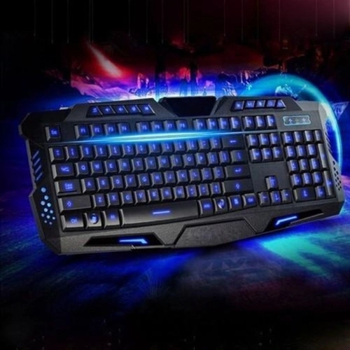 / Дротова ігрова клавіатура Keyboard Wired M200 з підсвічуванням, чорний