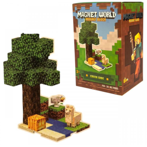 Конструктор магнітний Minecraft 9905-T Greek Side 34 деталі