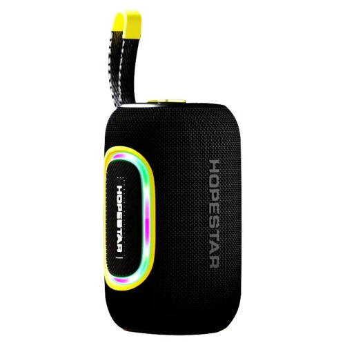 Колонка портативна HOPESTAR P65 Bluetooth LED чорний