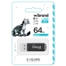 Флеш пам'ять USB 64 GB Wibrand Marten USB 3.2 Gen1 чорний Флеш пам'ять USB 64 GB Wibrand Marten USB 3.2 Gen1 чорний