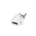 Перехідник USB Type-C M/microUSB F XO NB256G білий