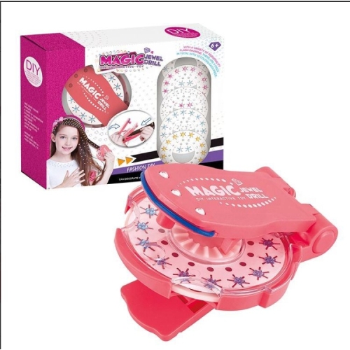 / Magic Jewel Drill Diy Інтерактивна зачіска для дівчаток NEW