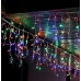 / Світлодіодна гірлянда-бахрома прозорий дріт 5 м Magic Lights 200 LED мульти / Світлодіодна гірлянда-бахрома прозорий дріт 5 м Magic Lights 200 LED мульти