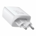 Зарядний блок живлення 2хUSB+Type-C Baseus Compact Quick Charger 30 W 3 А білий