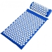 Масажний ортопедичний килимок Медика Acupressure Mat 65 х 41 см з подушкою синій