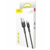 Кабель USB/Apple Lightning 1 м Baseus Cafule Cable 2.4 А чорний Кабель USB/Apple Lightning 1 м Baseus Cafule Cable 2.4 А чорний