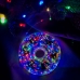 Світлодіодна гірлянда-нитка зелений дріт 2000 LED Роса на котушці з пультом крапля 200 м мульти
