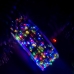 Світлодіодна гірлянда-нитка зелений дріт 2000 LED Роса на котушці з пультом крапля 200 м мульти
