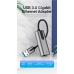 Перехідник USB M/RJ-45 F 15 см Vention CEWHB Aluminum Alloy Type сірий Перехідник USB M/RJ-45 F 15 см Vention CEWHB Aluminum Alloy Type сірий