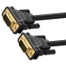Відеокабель VGA/VGA 1 м Ugreen VG101 чорний Відеокабель VGA/VGA 1 м Ugreen VG101 чорний