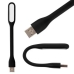 Нічник-ліхтарик LED Flexible USB 16 см чорний new Нічник-ліхтарик LED Flexible USB 16 см чорний new