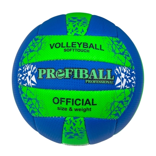 М'яч волейбольний №5 Profiball 1142ABCDE блакитний з зеленим