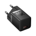 Зарядний пристрій з кабелем Type-C/Type-C 1 м Baseus GaN5 Mini 1C 30 W 3 A чорний Зарядний пристрій з кабелем Type-C/Type-C 1 м Baseus GaN5 Mini 1C 30 W 3 A чорний