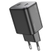 Зарядний пристрій з кабелем 2хType-C/Apple Lightning 1 м HOCO N42 Elogiado 45 W 20 V 2.25 А чорний