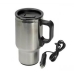 Автомобільна чашка з підігрівом Electric mug 12В сріблястий