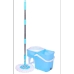 / Універсальна швабра з віджимом-центрифугою та відром Easy Mop "Кругла Швабра" 110х32см, блакитний