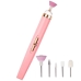 Фрезер для манікюру та педикюру Flawless Salon Nails 5 насадок рожевий Фрезер для манікюру та педикюру Flawless Salon Nails 5 насадок рожевий