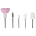 Фрезер для манікюру та педикюру Flawless Salon Nails 5 насадок рожевий Фрезер для манікюру та педикюру Flawless Salon Nails 5 насадок рожевий