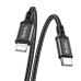 Кабель Type-C/Apple Lightning 1 м HOCO X14 20 Вт 3 А чорний Кабель Type-C/Apple Lightning 1 м HOCO X14 20 Вт 3 А чорний