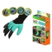 Садові рукавички-кігті Garden Genie Gloves чорний з бірюзовим Садові рукавички-кігті Garden Genie Gloves чорний з бірюзовим