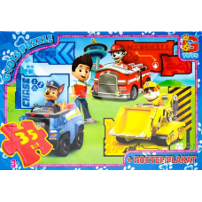 Пазли класичні 35 елементів G-Toys GP-PW0840 Щенячий патруль з постером new