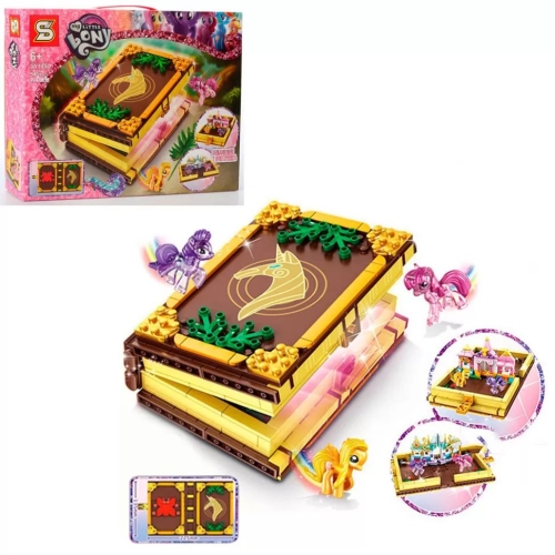 Конструктор Sembo Block Книга-ігрове поле My Little Pony SY1497 546 деталей