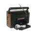 Радіоприймач Everton RT-321 Bluetooth USB MP3 LED коричневий Радіоприймач Everton RT-321 Bluetooth USB MP3 LED коричневий