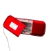 Радіоприймач BKK B836S USB MP3 LED червоний з золотистим