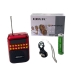 Радіоприймач BKK B872 USB MP3 червоний з чорним Радіоприймач BKK B872 USB MP3 червоний з чорним