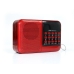 Радіоприймач BKK S61 USB MP3 червоний Радіоприймач BKK S61 USB MP3 червоний