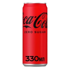 Напій газований Coca Cola ZERO 0.33л ж\б