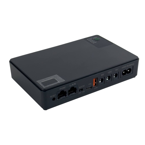 Джерело безперебійного живлення DC UPS для роутера, ONU, камер – 5V/9V/12V, багатофункціональний портативний UPS з USB та кабелями new