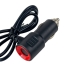 Розгалужувач прикурювача з подовжувачем Xunniu WT-D23 USB зарядний пристрій чорний Розгалужувач прикурювача з подовжувачем Xunniu WT-D23 USB зарядний пристрій чорний