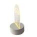 Нічник LED Медуза Creative Lamp USB 21 х 13 см білий