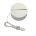 Нічник LED Медуза Creative Lamp USB 21 х 13 см білий
