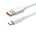 Кабель USB/Type-C 1.5 м Baseus Superior 100 Вт білий Кабель USB/Type-C 1.5 м Baseus Superior 100 Вт білий