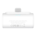 Універсальна мобільна батарея 5000 mAh Baseus Compact Type-C Edition 20 W повербанк білий